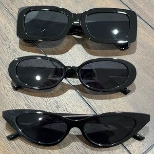 3 pairs sunglasses